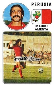 Sticker Mauro Amenta - Calciatori 1976-1977 - Panini