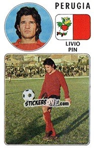 Figurina Livio Pin - Calciatori 1976-1977 - Panini