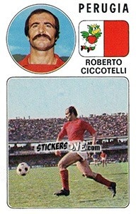 Sticker Roberto Ciccotelli - Calciatori 1976-1977 n. 234 - Panini