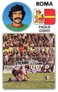 Sticker Paolo Conti - Calciatori 1976-1977 - Panini