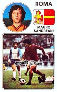 Sticker Mauro Sandreani - Calciatori 1976-1977 - Panini