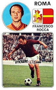 Sticker Francesco Rocca - Calciatori 1976-1977 - Panini