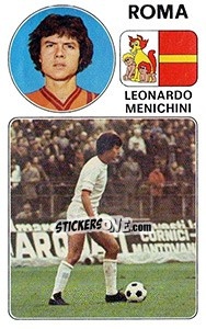 Cromo Leonardo Menichini - Calciatori 1976-1977 - Panini