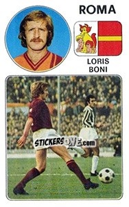 Figurina Loris Boni - Calciatori 1976-1977 - Panini
