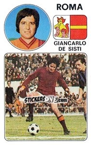 Sticker Giancarlo De Sisti - Calciatori 1976-1977 n. 242 - Panini