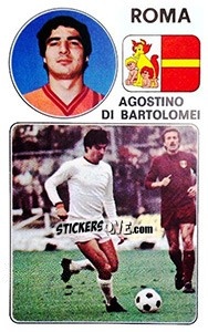 Figurina Agostino Di Bartolomei - Calciatori 1976-1977 - Panini