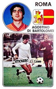 Sticker Agostino Di Bartolomei - Calciatori 1976-1977 n. 243 - Panini