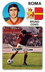 Sticker Bruno Conti - Calciatori 1976-1977 n. 244 - Panini
