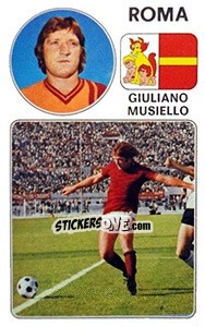 Sticker Giuliano Musiello - Calciatori 1976-1977 n. 245 - Panini