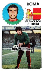 Sticker Francesco Quintini - Calciatori 1976-1977 - Panini
