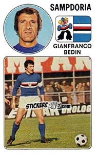 Figurina Gianfrnaco Bedin - Calciatori 1976-1977 - Panini