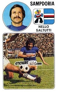 Sticker Nello Saltutti - Calciatori 1976-1977 - Panini