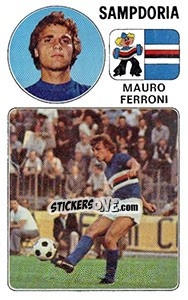 Sticker Mauro Ferroni - Calciatori 1976-1977 - Panini