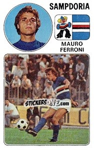 Sticker Mauro Ferroni - Calciatori 1976-1977 n. 265 - Panini