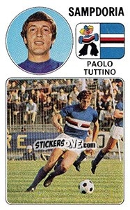 Sticker Paolo Tuttino - Calciatori 1976-1977 n. 266 - Panini