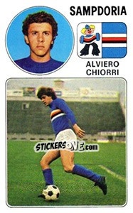 Cromo Alviero Chiorri - Calciatori 1976-1977 n. 267 - Panini