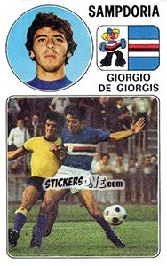Sticker Giorgio De Giorgis - Calciatori 1976-1977 - Panini