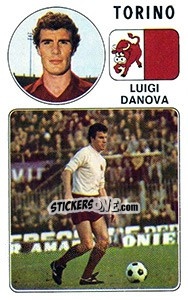 Sticker Luigi Danova - Calciatori 1976-1977 - Panini