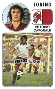 Sticker Vittori Caporale - Calciatori 1976-1977 - Panini