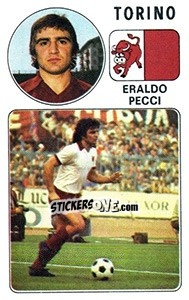 Sticker Eraldo Pecci - Calciatori 1976-1977 - Panini