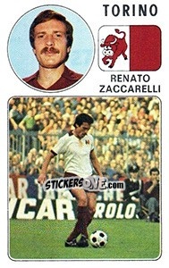 Sticker Renato Zaccarelli - Calciatori 1976-1977 n. 277 - Panini
