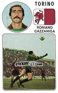 Sticker Romano Cazzaniga - Calciatori 1976-1977 n. 281 - Panini