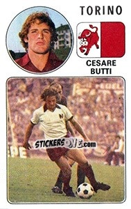 Cromo Cesare Butti - Calciatori 1976-1977 - Panini
