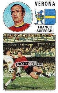 Sticker Franco Superchi - Calciatori 1976-1977 n. 287 - Panini