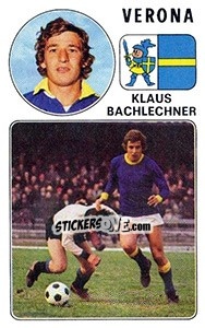 Cromo Klaus Bachlechner - Calciatori 1976-1977 - Panini