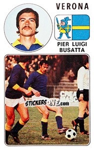 Figurina Pier Luigi Busatta - Calciatori 1976-1977 - Panini