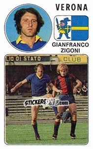 Figurina Gianfranco Zigoni - Calciatori 1976-1977 - Panini