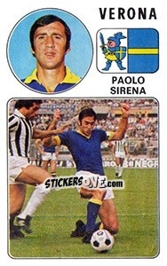 Sticker Paolo Sirena - Calciatori 1976-1977 n. 300 - Panini