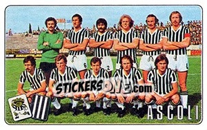 Figurina Squadra - Calciatori 1976-1977 - Panini