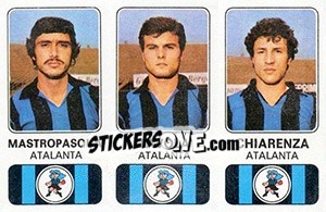 Figurina Giorgio Mastropasqua / Roberto Tavola / Vincenzo Chiarenza - Calciatori 1976-1977 - Panini