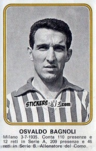 Cromo Osvaldo Bagnoli