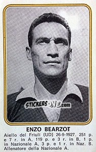 Sticker Enzo Bearzot - Calciatori 1976-1977 n. 329 - Panini