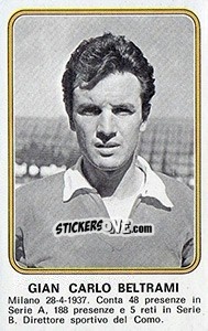 Sticker Gian Carlo Baltrami - Calciatori 1976-1977 n. 330 - Panini