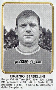 Cromo Eugenio Bersellini - Calciatori 1976-1977 - Panini