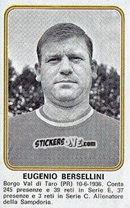 Sticker Eugenio Bersellini - Calciatori 1976-1977 n. 339 - Panini
