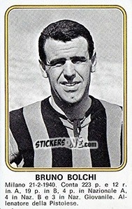 Sticker Bruno Bolchi - Calciatori 1976-1977 n. 341 - Panini
