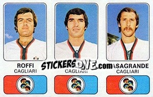 Sticker Renato Roffi / Mario Valeri / Francesco Casagrande - Calciatori 1976-1977 - Panini