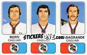 Sticker Renato Roffi / Mario Valeri / Francesco Casagrande - Calciatori 1976-1977 n. 345 - Panini