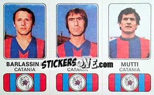 Cromo Lorenzo Barlassina / Franco Panizza / Bortolo Mutti - Calciatori 1976-1977 - Panini