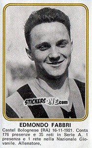 Sticker Edmondo Fabbri - Calciatori 1976-1977 n. 380 - Panini