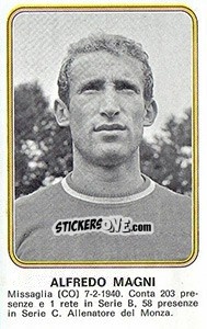 Figurina Alfredo Magni - Calciatori 1976-1977 - Panini