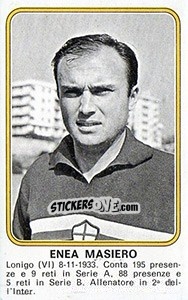Sticker Enea Masiero - Calciatori 1976-1977 - Panini