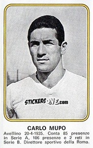 Sticker Carlo Mupo - Calciatori 1976-1977 - Panini
