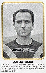 Sticker Azelio Vicini - Calciatori 1976-1977 n. 521 - Panini