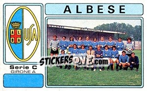Figurina Albese - Calciatori 1976-1977 - Panini