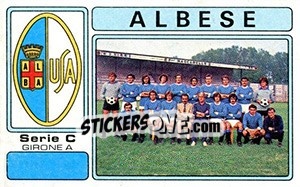 Sticker Albese - Calciatori 1976-1977 n. 532 - Panini